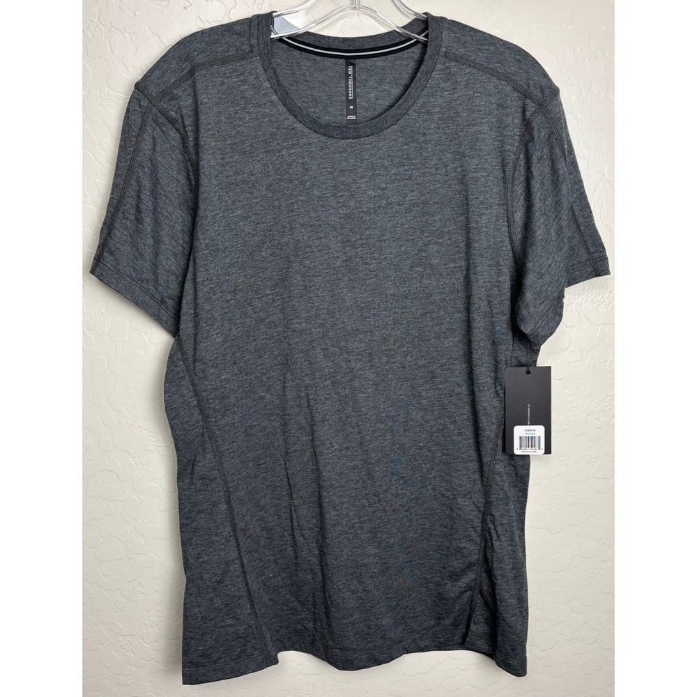 Ten Thousand Durable Tee Mens Medium Charcoal Heather Grey Training Shirt 2655